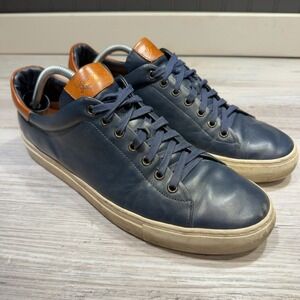 Good Man Brand Edge Sneakers Men's US 12 Blue Leather Lifestyle Shoes